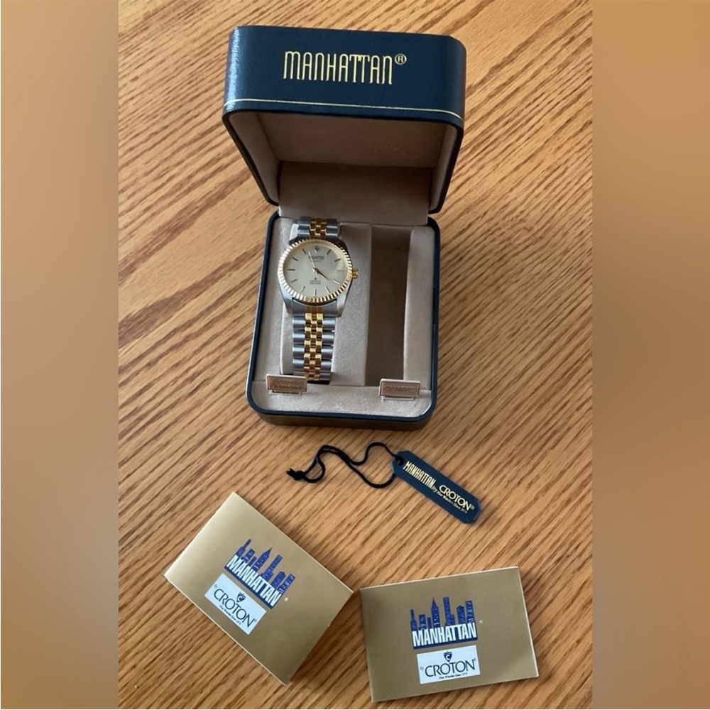 Manhattan Quartz Two-Tone Watch - Picture 4 of 5